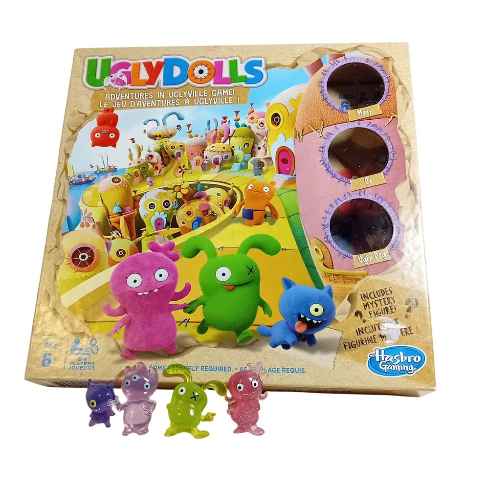 2019 Ugly Dolls Adventures in Uglyville Board Game Hasbro Figures‎ Complete Kids